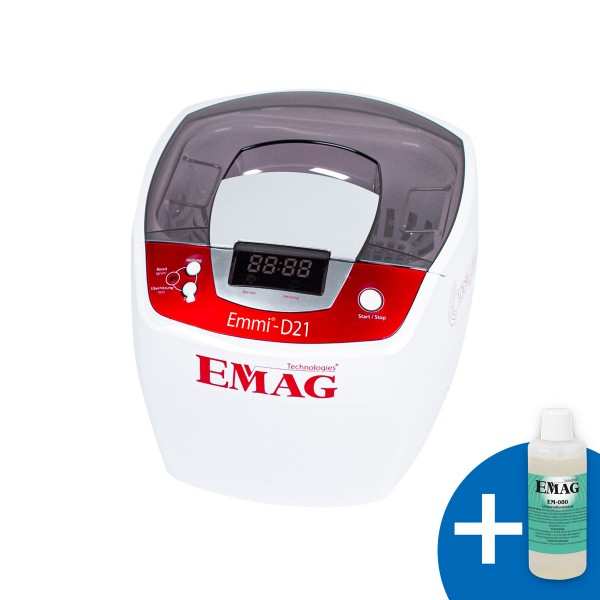 Emmi-D21 Ultraschallreiniger mit Edelstahlwanne