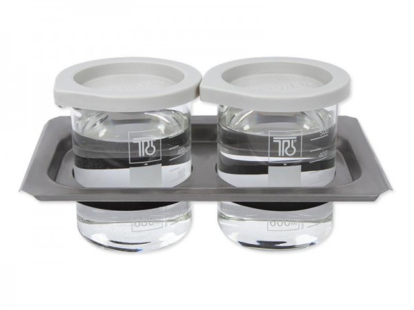 EM-30 hole cover with 2 600 ml glasses