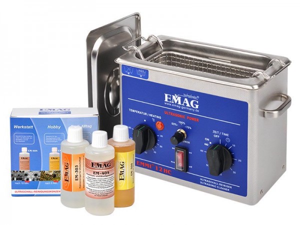 EMAG Emmi-12 HC "Starterkit" Ultraschallreiniger + Konzentrat